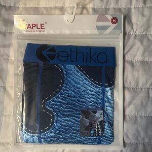 Ethika Blue Patterned Boxer Briefs